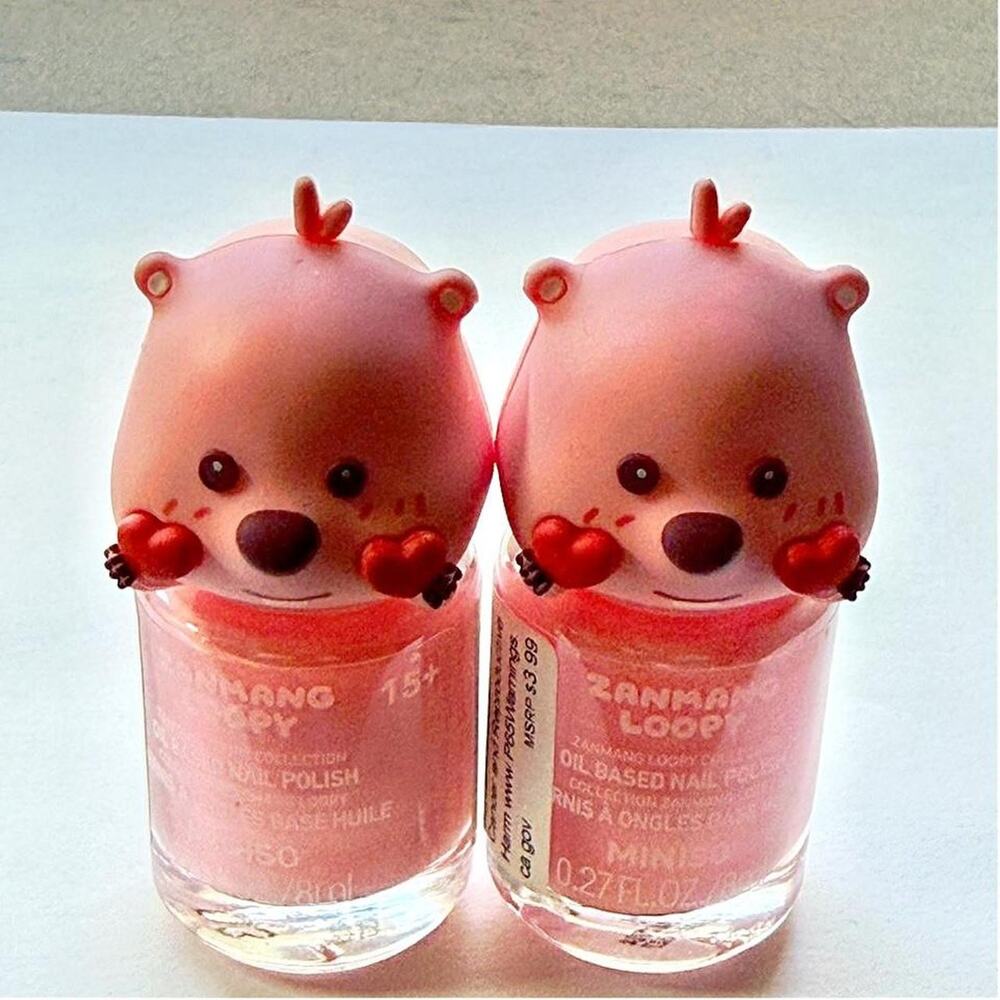 MINISO Zanmang Loopy Collection Oil-Based Nail Polish - Color 03 Pink